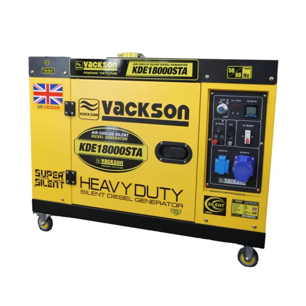 VACKSON DIESEL GENERATOR SILENT AIR-COOLED 220V KDE18000STA