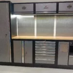 INDUSCO Workshop or Garage Metal Storage Cabinets - Industrial Workshop Equipment Tool Management System