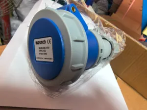 Indusco IP67 16A 2P+E Single Phase Industrial Plug