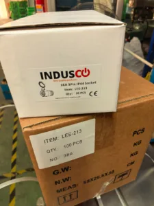 Indusco 32A 5 Pin IP44 Mobile Socket 10PC/PKT