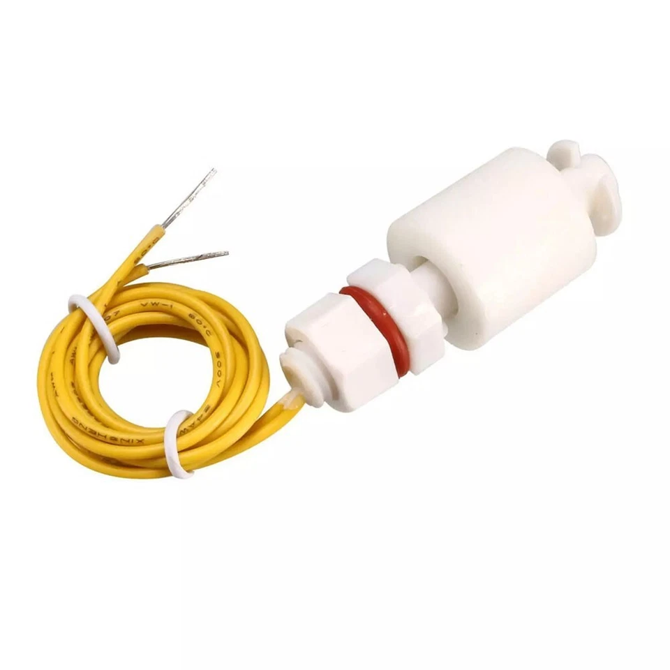 2Pcs PP Float Switch M8 46mm vertical water level sensor for fish tank